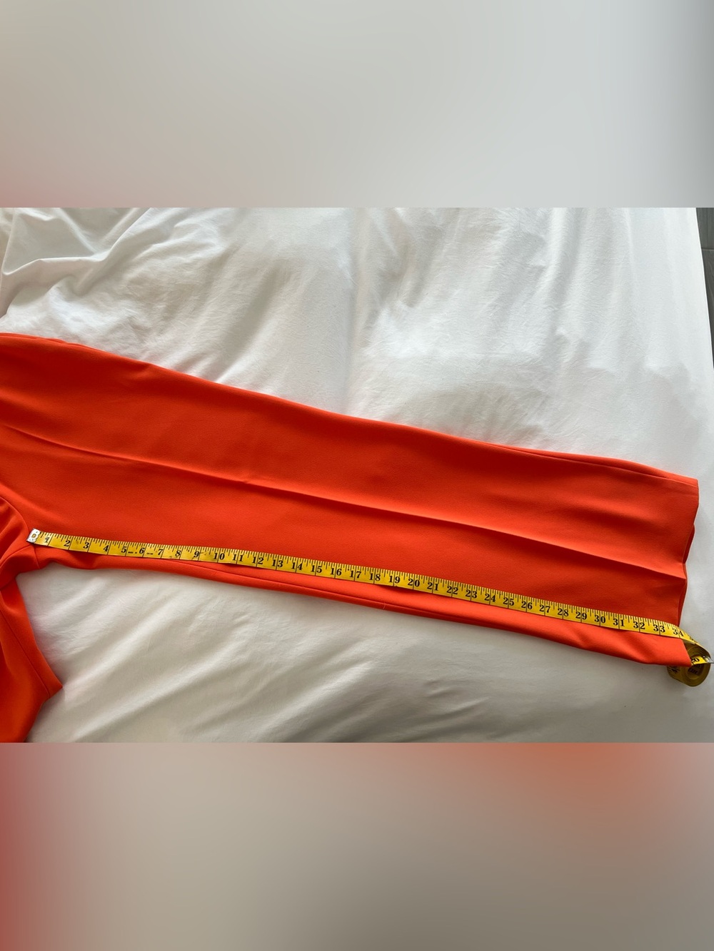 NWT Zara Orange Belted Tuxedo Blazer & Trouser Suit Set Size M - Picture 10 of 13